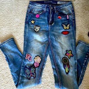 Rocks & Indigo Appliqué Jeans